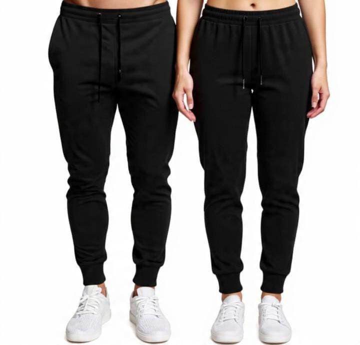 Pack of 2 Terry Trousers for Men & Women - Random Colors | Regular Fit | Wholesale