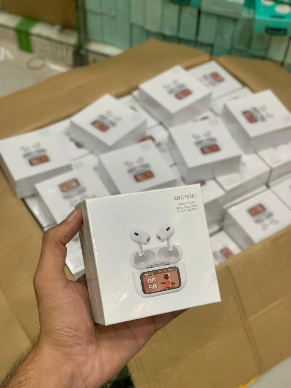 Wireless Bluetooth 5.3 Airpods with Noise Cancellation - White