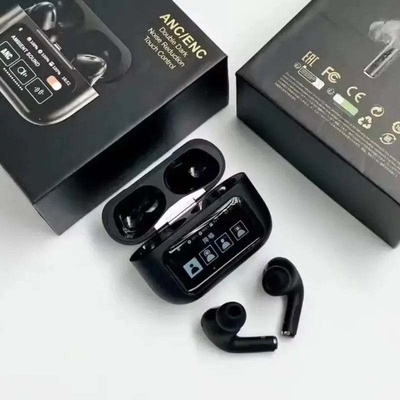 Smart Touch Wireless Earbuds - Bluetooth 5.0 ANC Earphones with 8H Battery Life