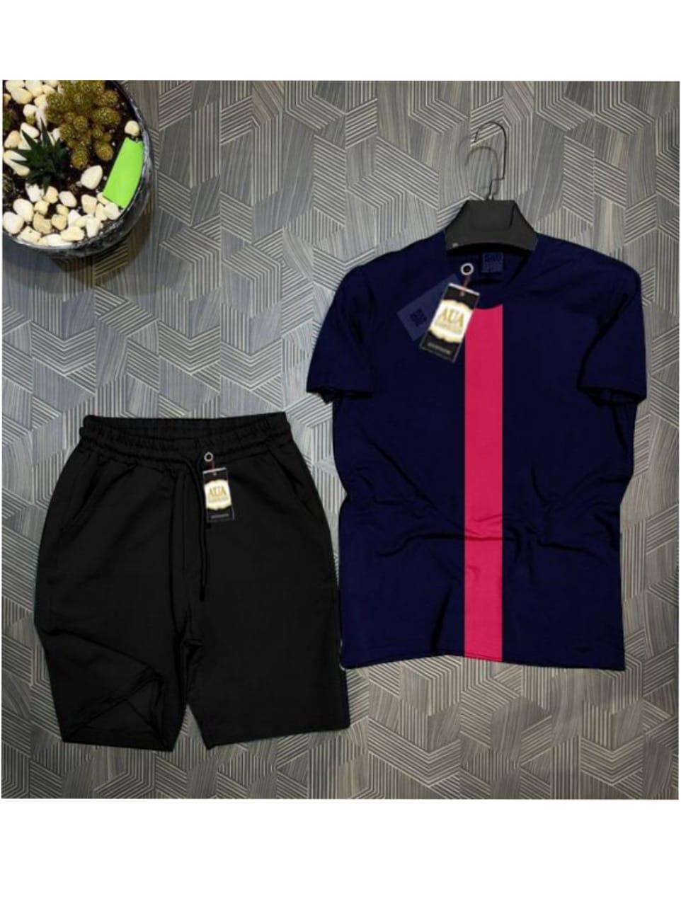 Summer Track Suit 2 in 1 for Men - T-Shirt + Shorts | Cotton Jersey | Graphic Sublimation